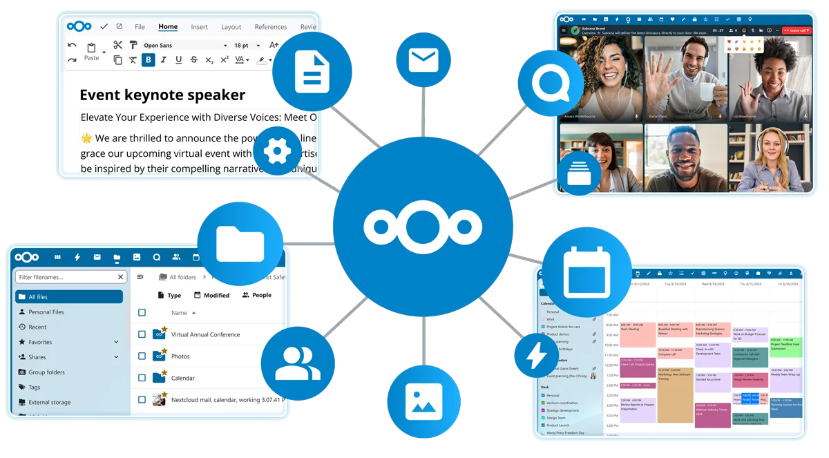 Nextcloud plataforma colaborativa